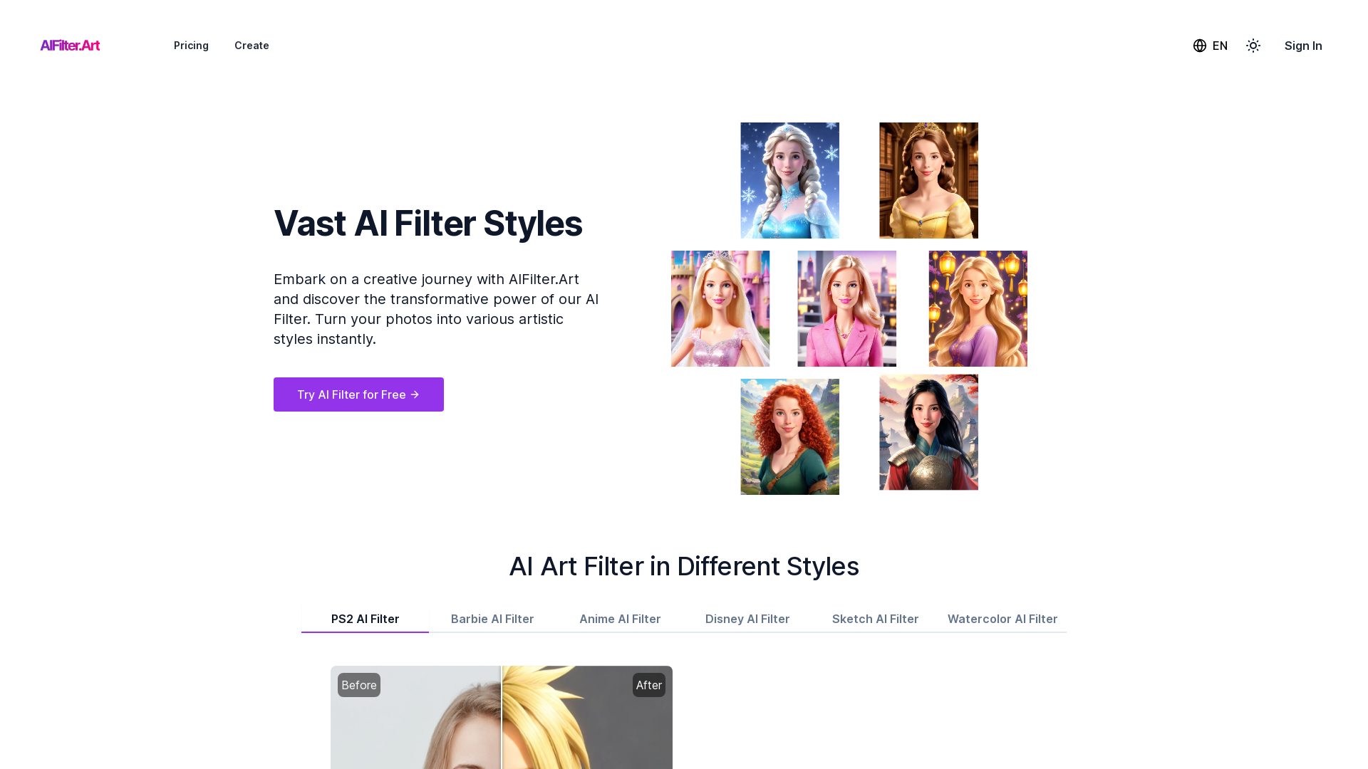 AI Filter for Photos