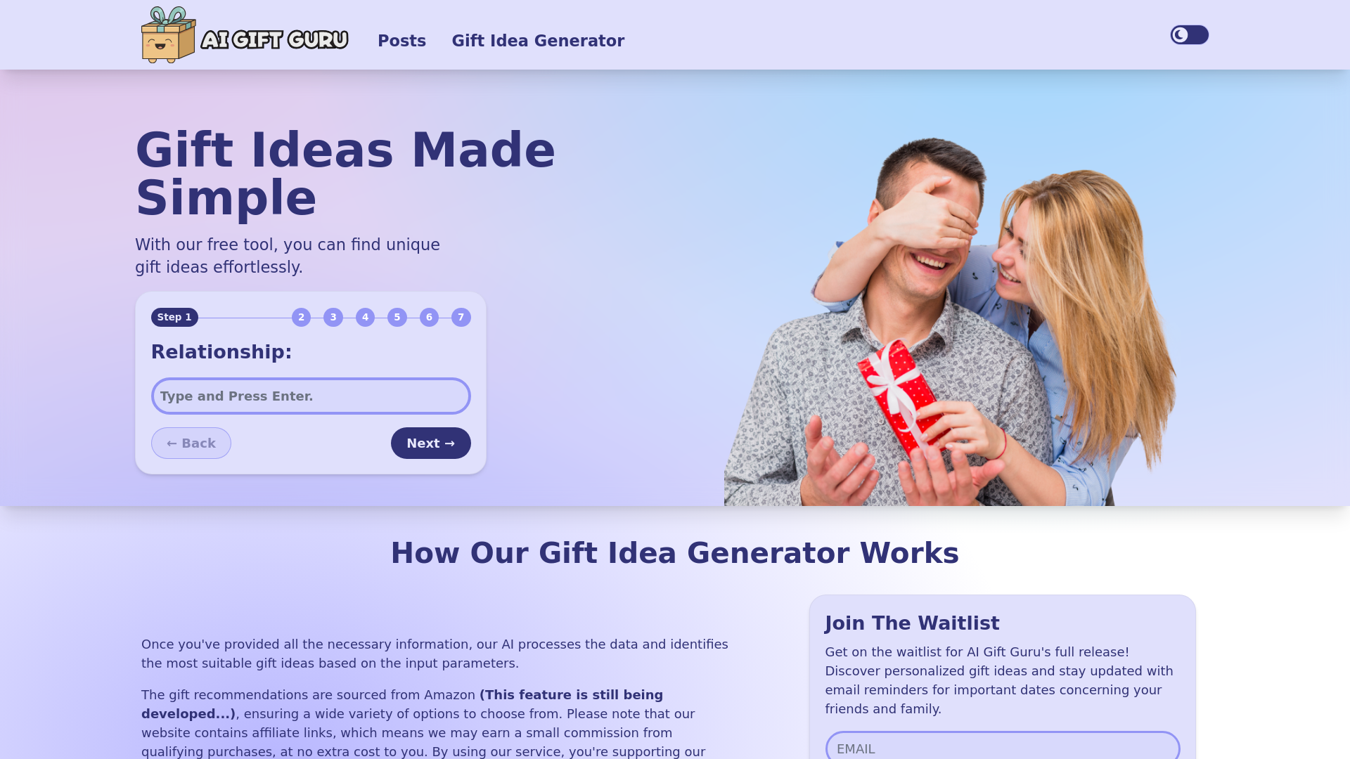 AI Gift Guru screenshot
