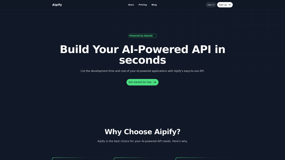 Aipify screenshot