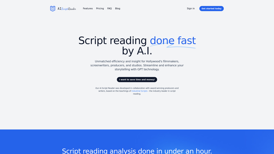 AIScriptReader - AI-Powered Precision