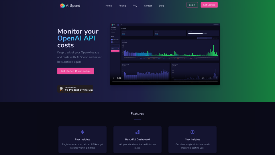 AI Spend - Monitor your AI costs and prevent surprises