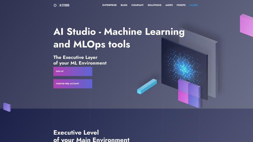 AI STUDIO - Machine Learning and MLOps tools