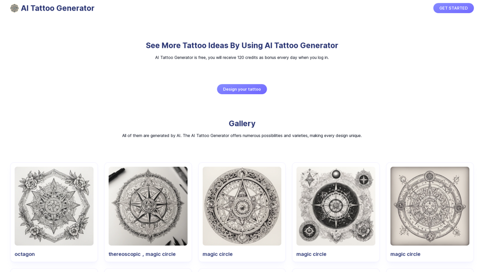 AI Tattoo Generator