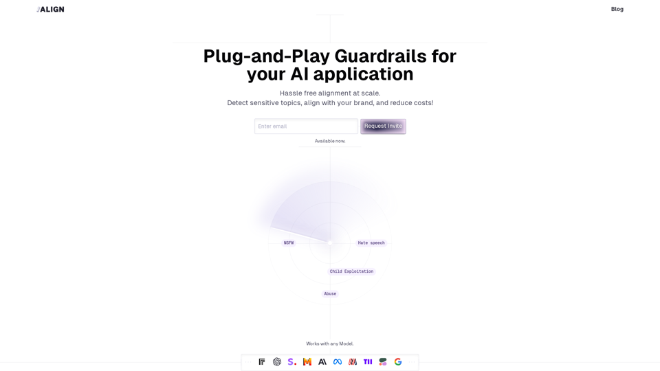 Align API: Guardrails for your AI Application