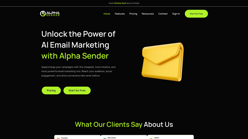 Alpha Sender - Tailor of Email Marketing