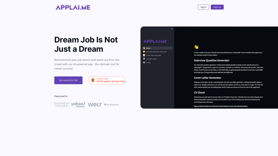 applai.me screenshot