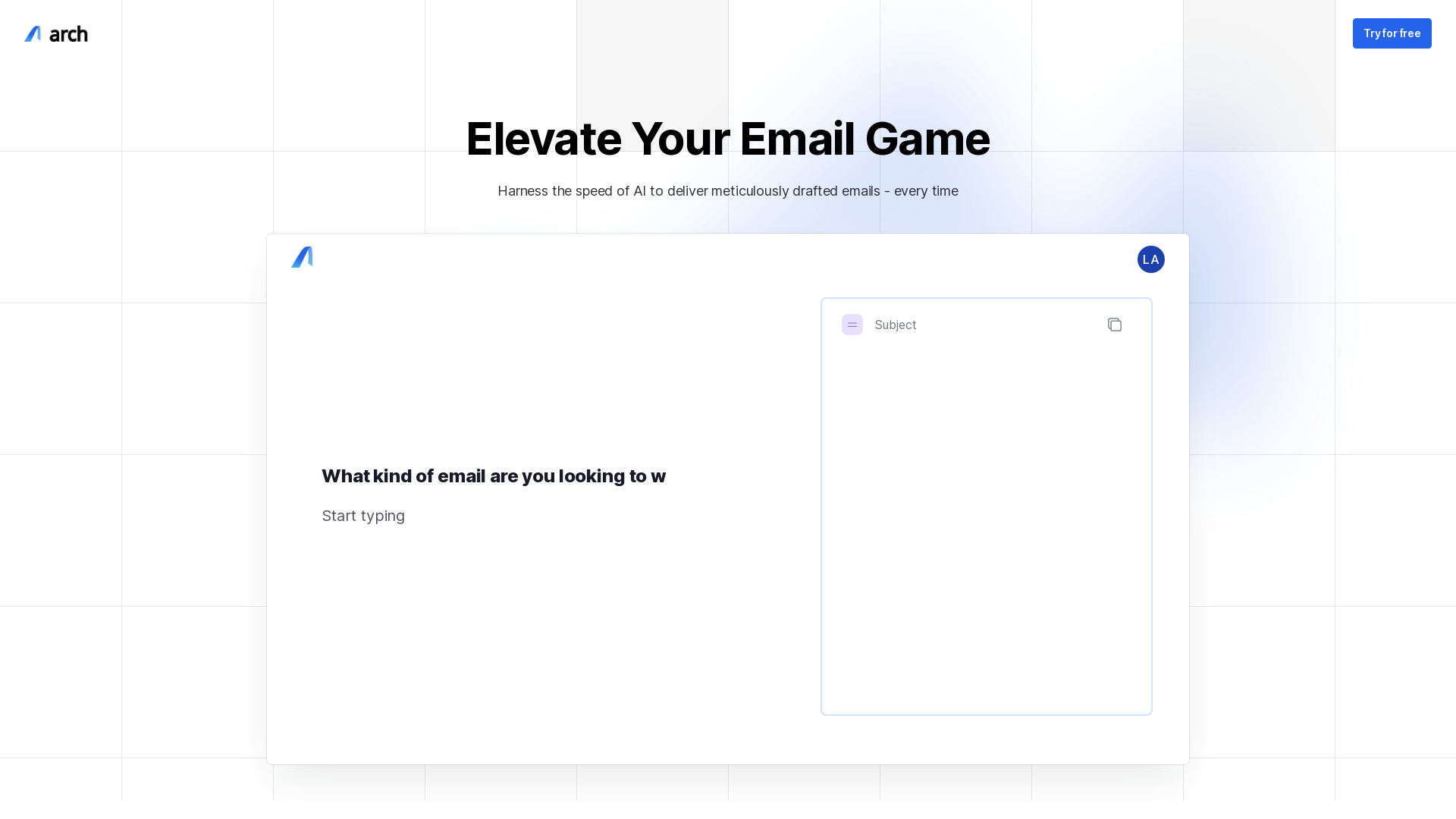 Arch screenshot
