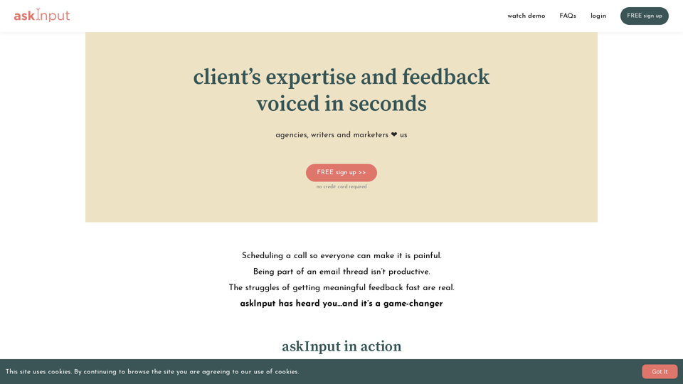 askInput screenshot