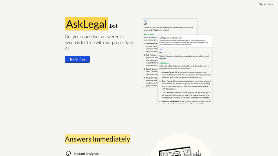 AskLegal.bot | AI Legal Help