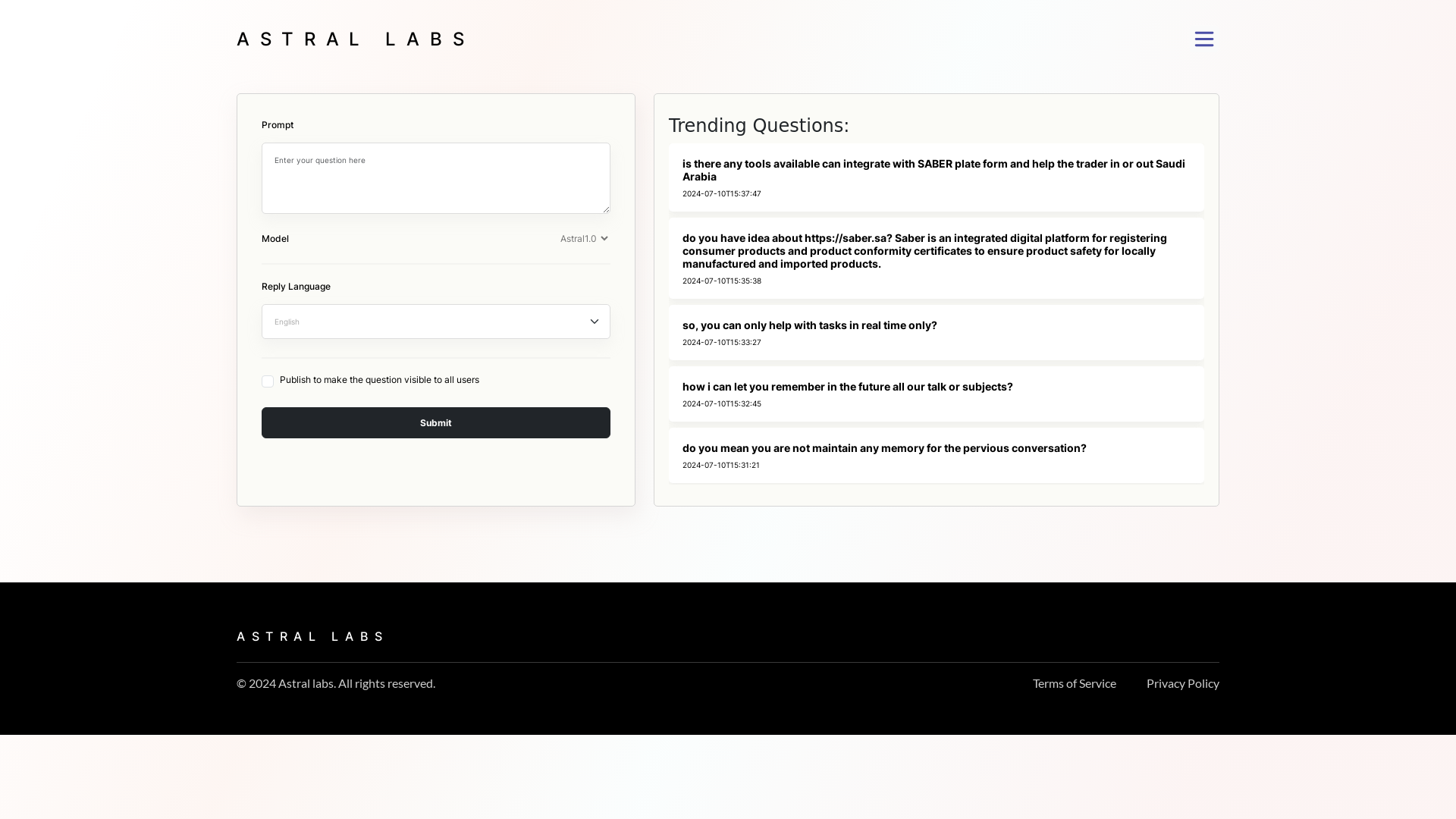 ASTRAL LABS