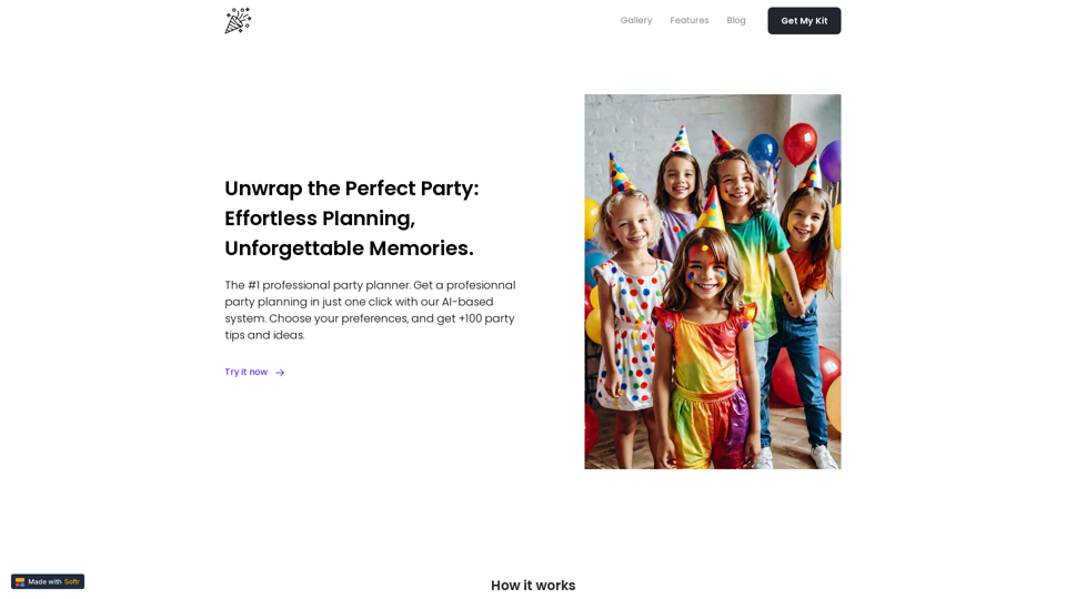 Best party idea product description