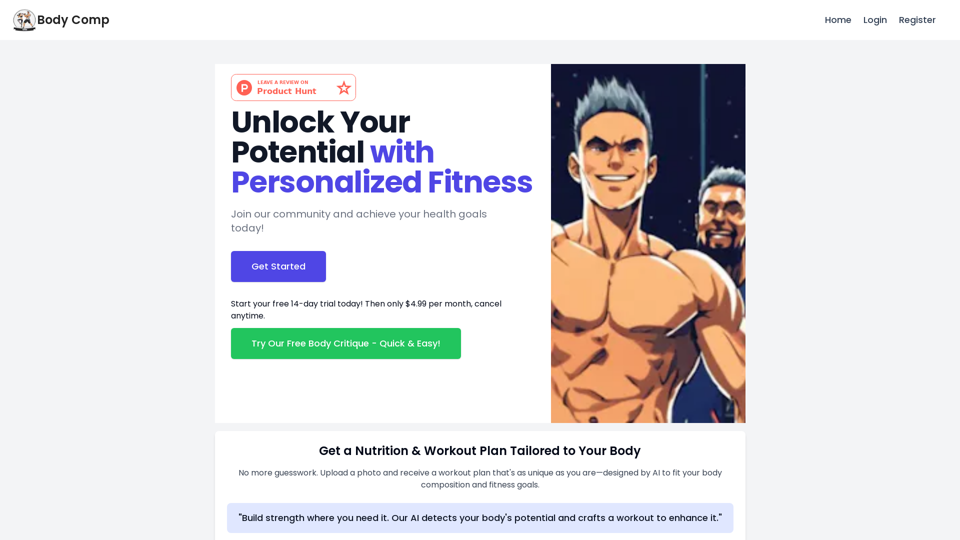 BodyCompAI: Your Personal Fitness Companion