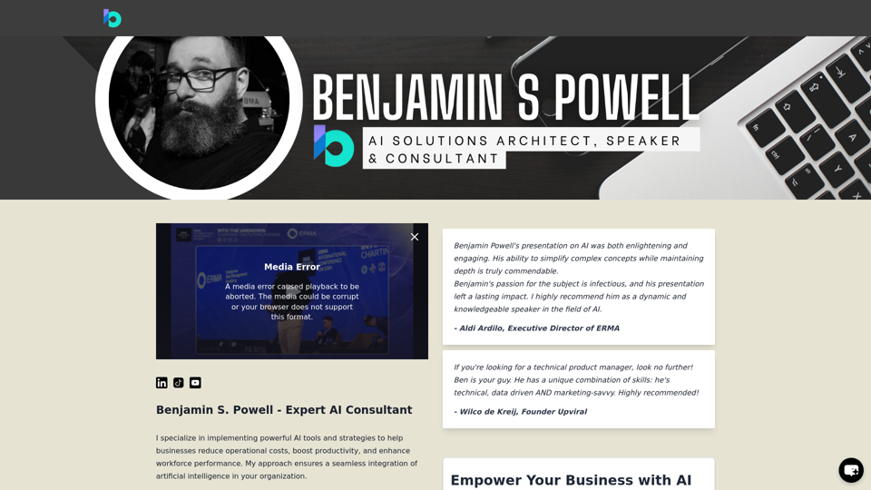 Benjamin S Powell screenshot