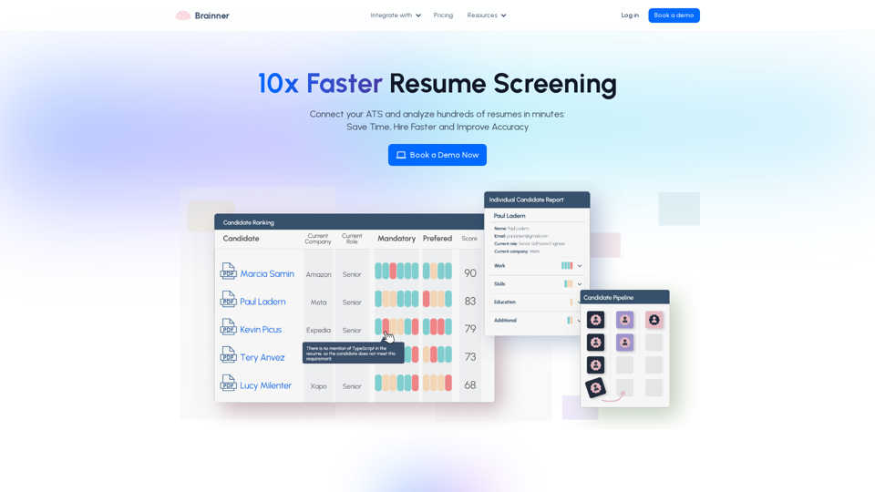 Brainner: Recruiting Software for Resume Screening | Brainner