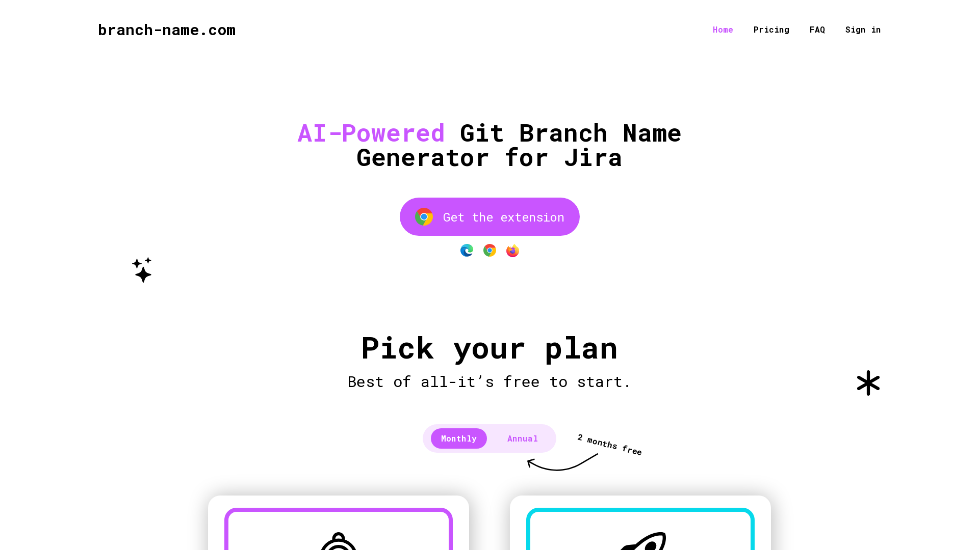 Branch name generator