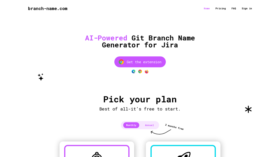 Branch name generator