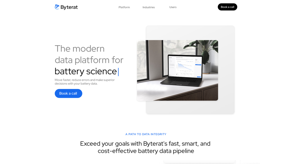 Byterat - Battery Data Platform