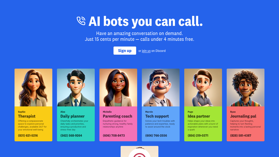 AI bots you can call