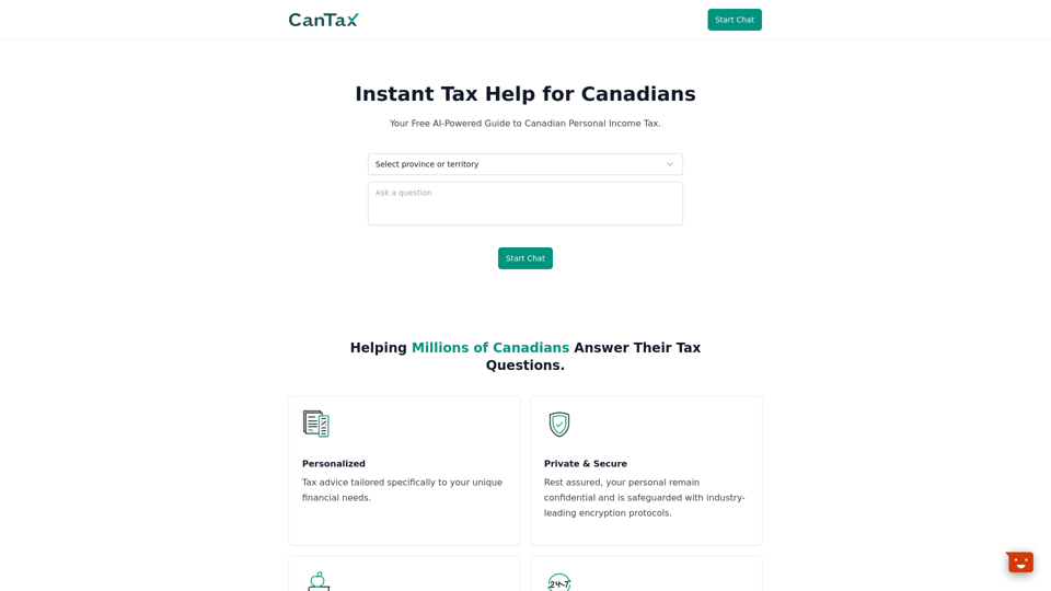 CanTax.ai | Tax Help for Canadians