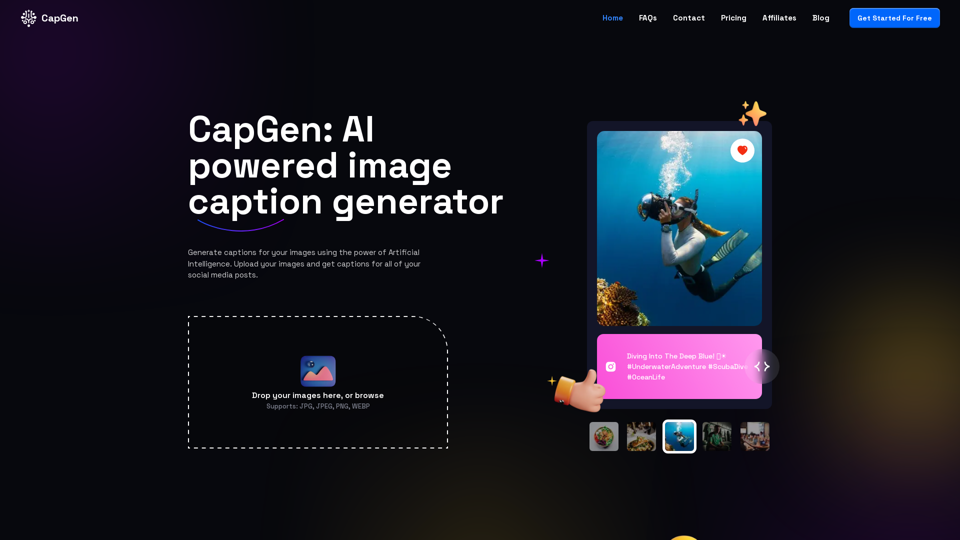 CapGen - AI Caption Generator