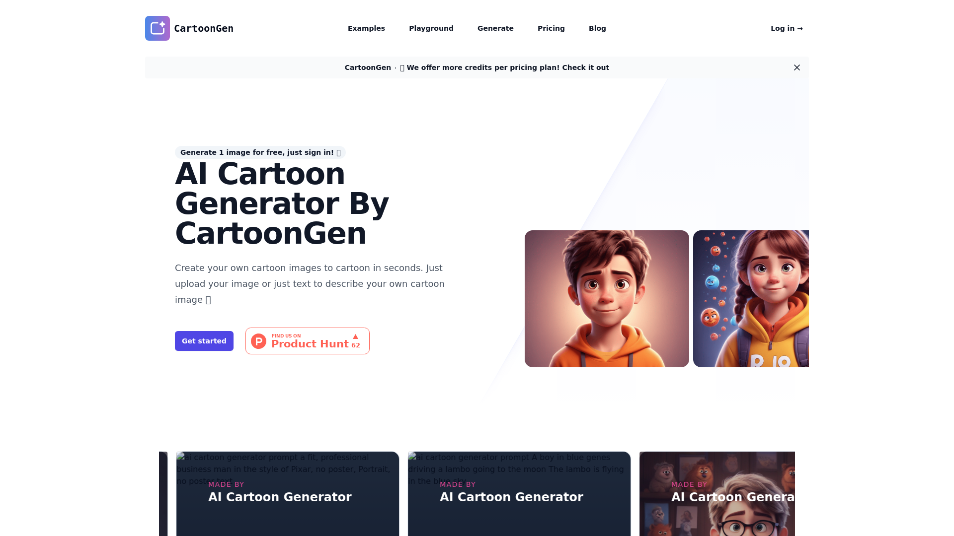 CartoonGen screenshot
