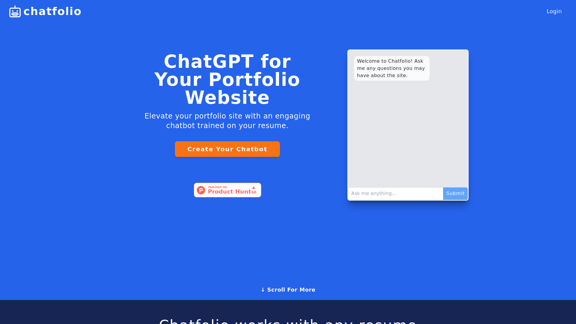 Chatfolio