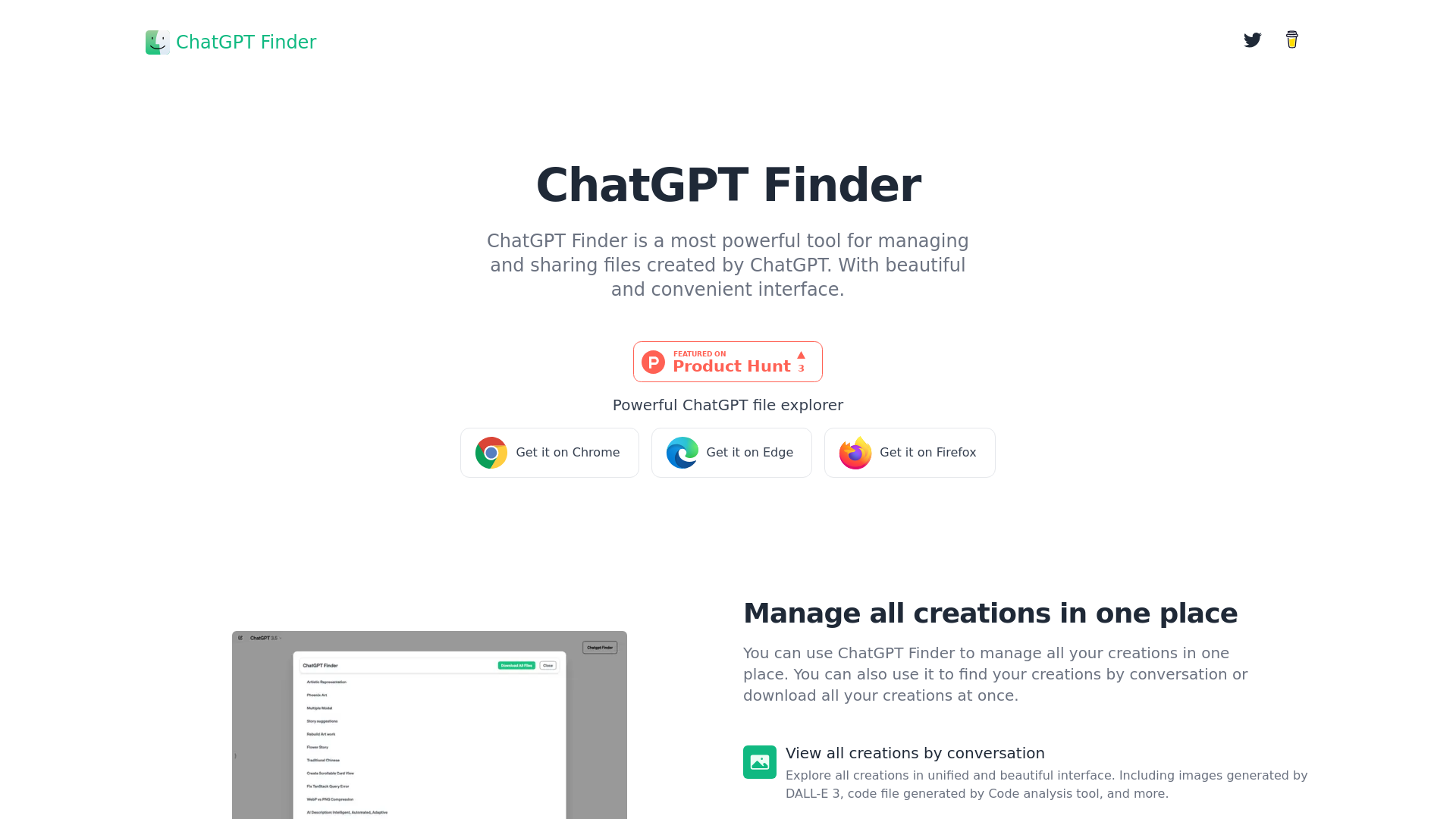 ChatGPT Finder