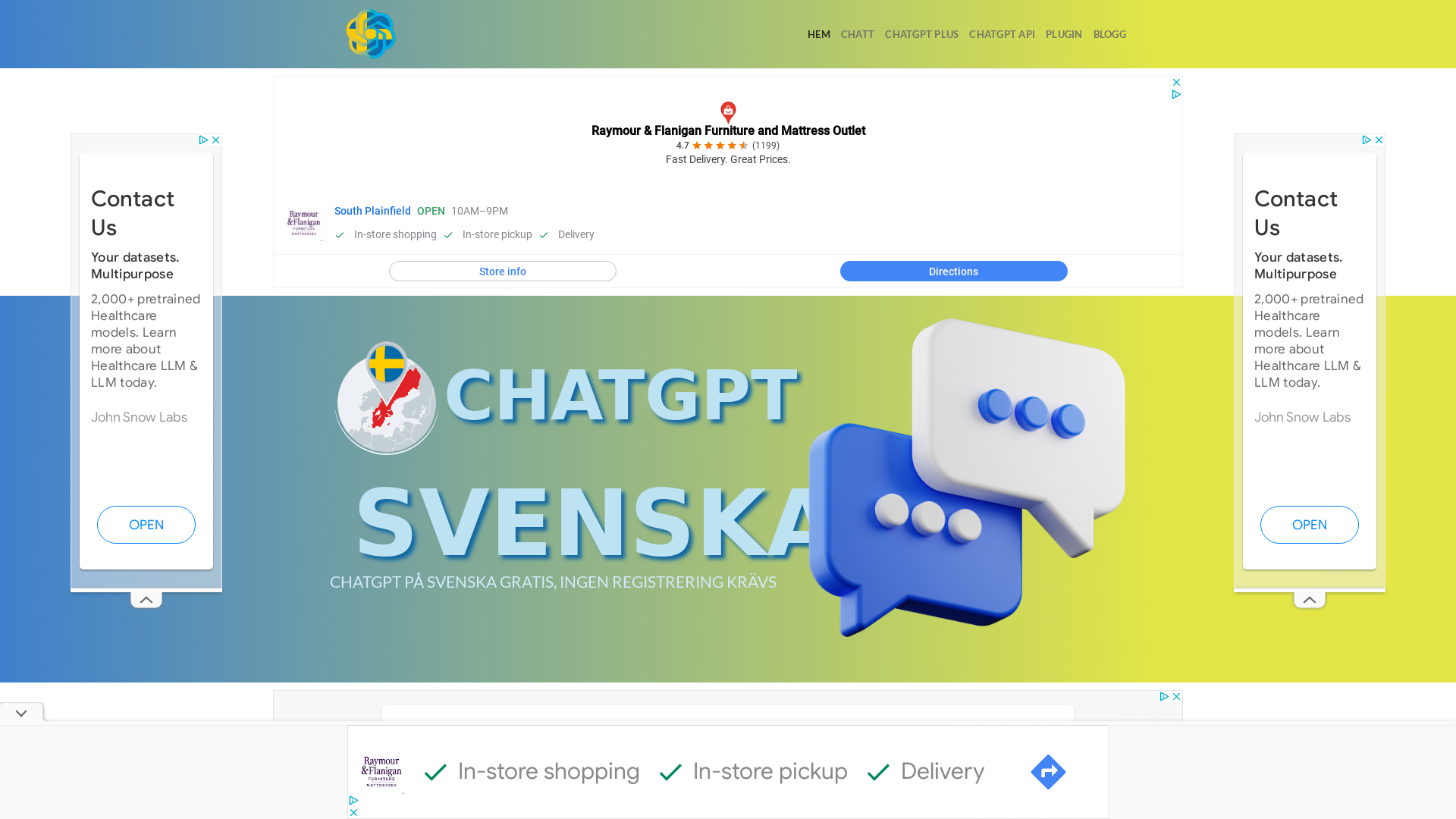 ChatGPT Svenska