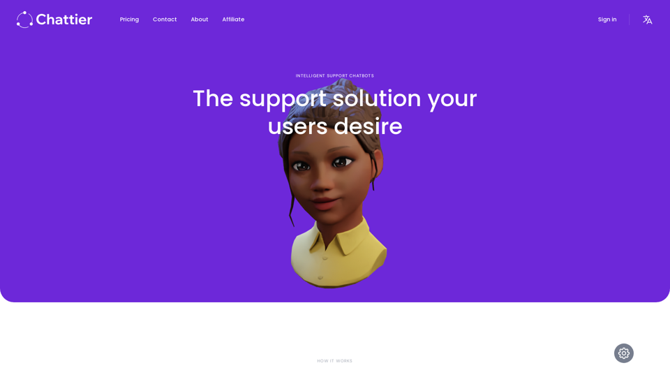 Chattier - Intelligent support chatbots to embed on any website