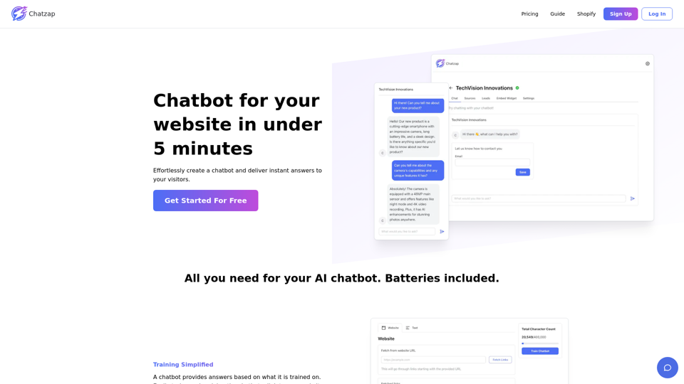 Chatzap | Your Ultimate Website Chat Bot Widget for Instant Customer Support