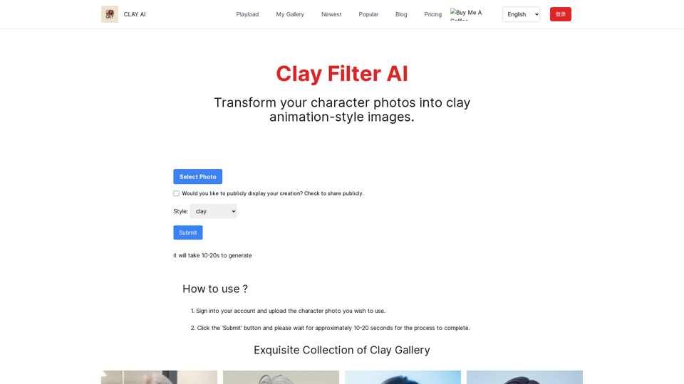 clay filter ai| clayai.show