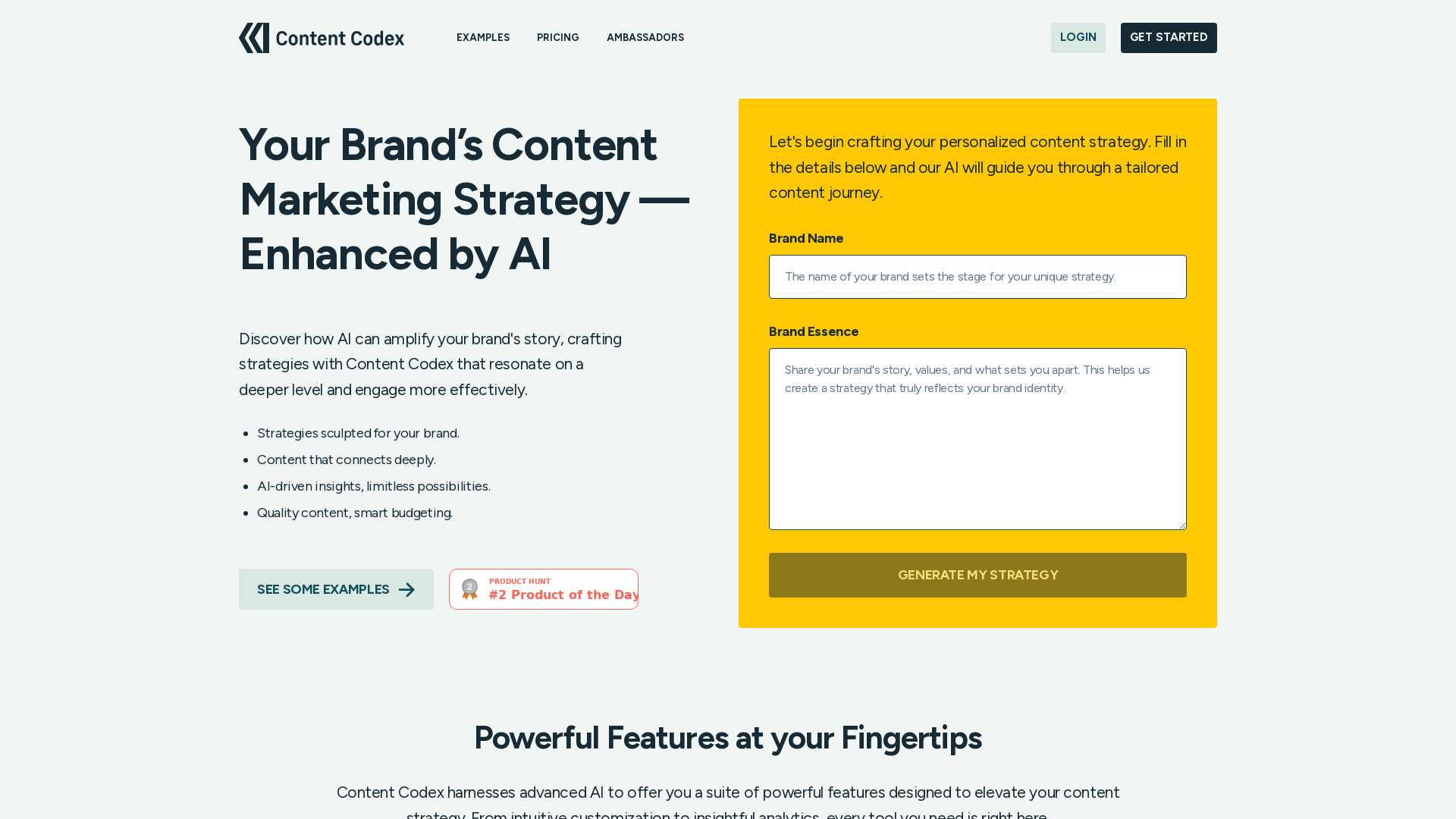 Content Codex: AI