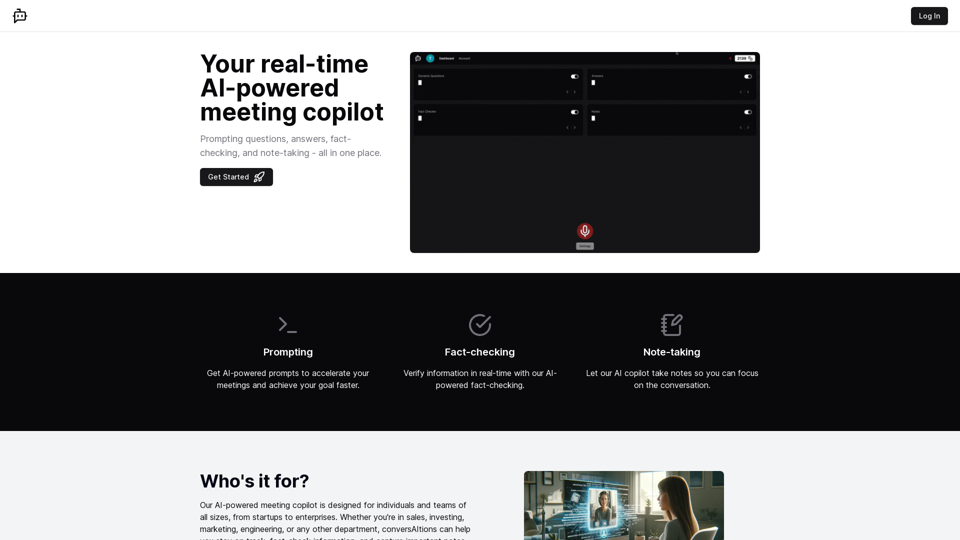 ConversAItions - Your Real-time AI Conversation Copilot