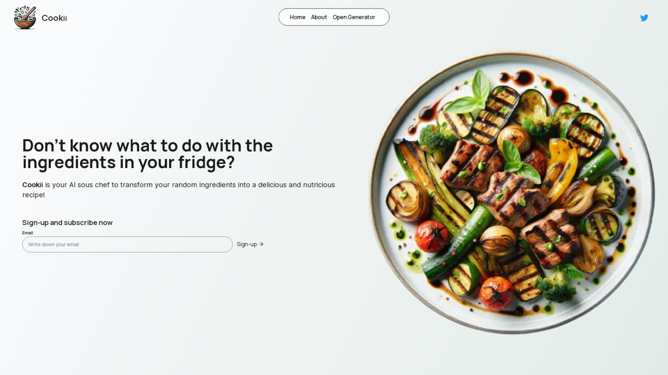 Cookii - Your AI Sous Chef