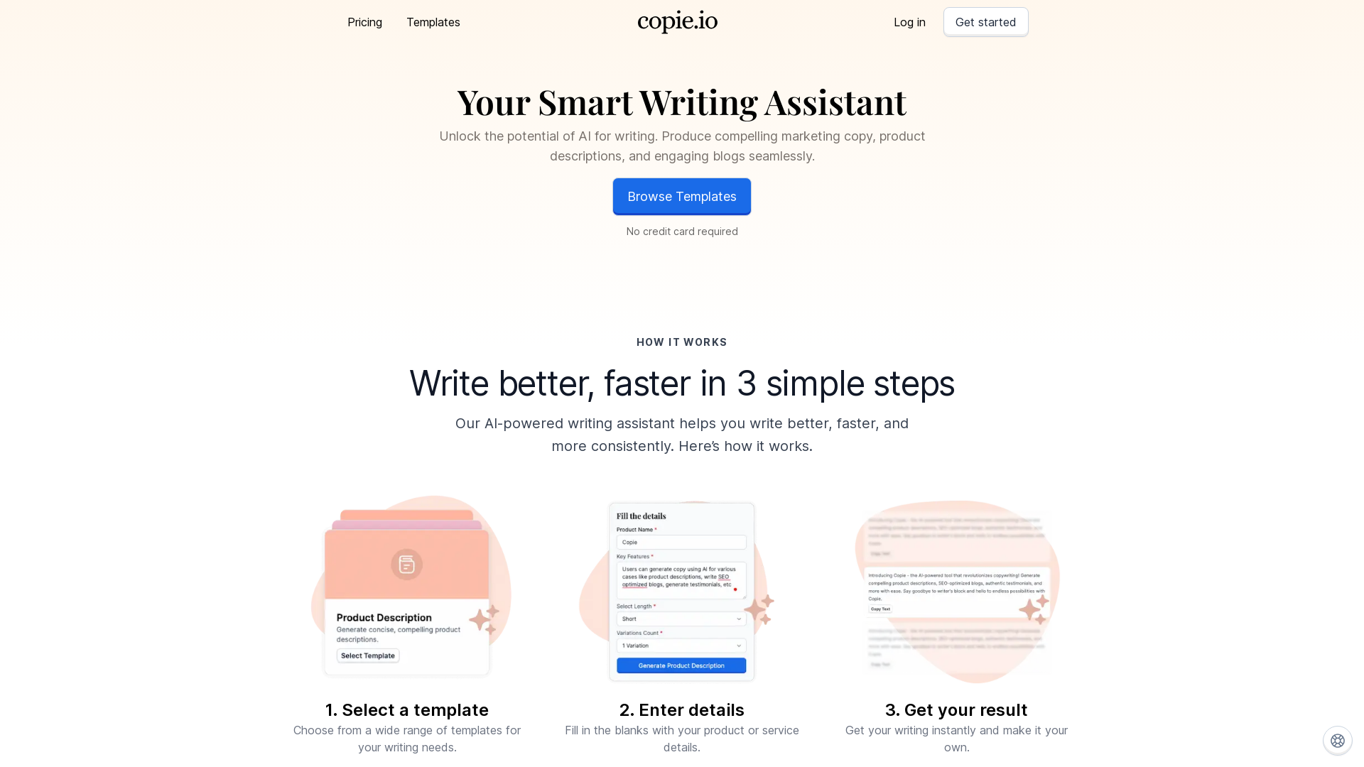 Copie: Your Smart Writing Assistant