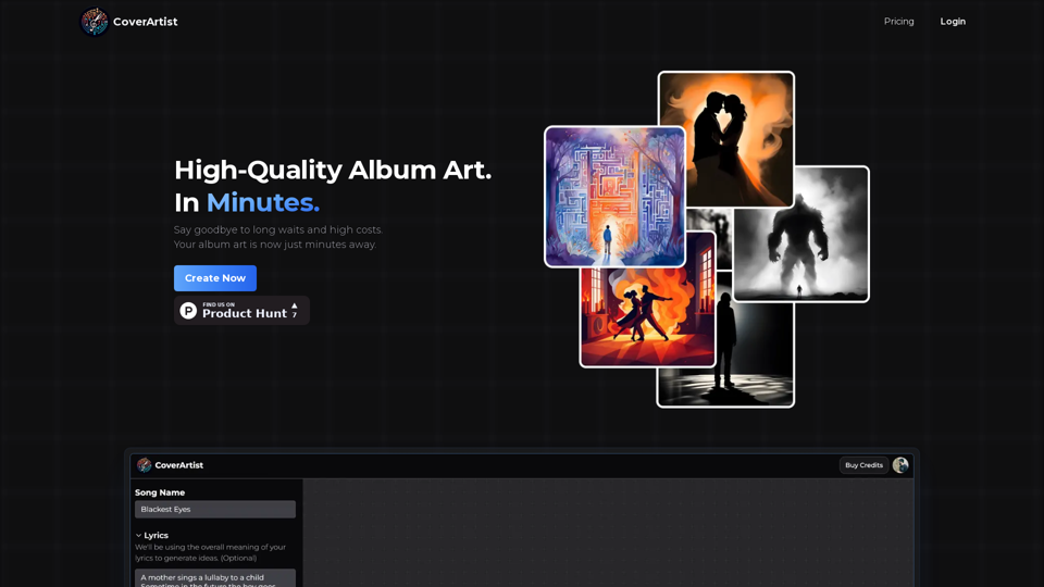 CoverArtist - AI Album Cover Generator