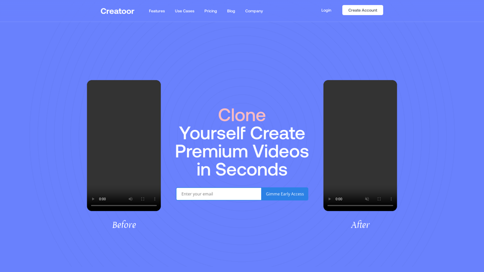 Creatoor AI | Clone Yourself with AI