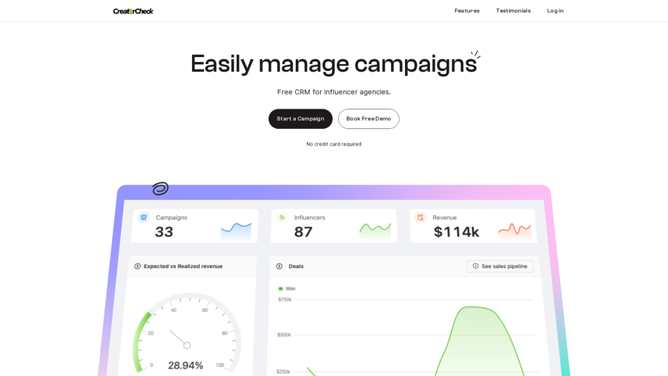 Creator Check screenshot