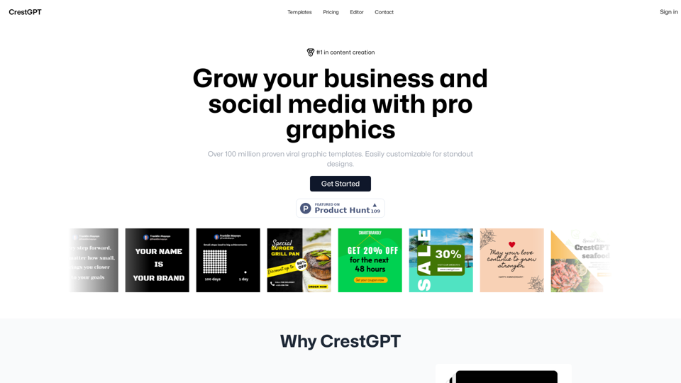 CrestGPT - Grow your social media