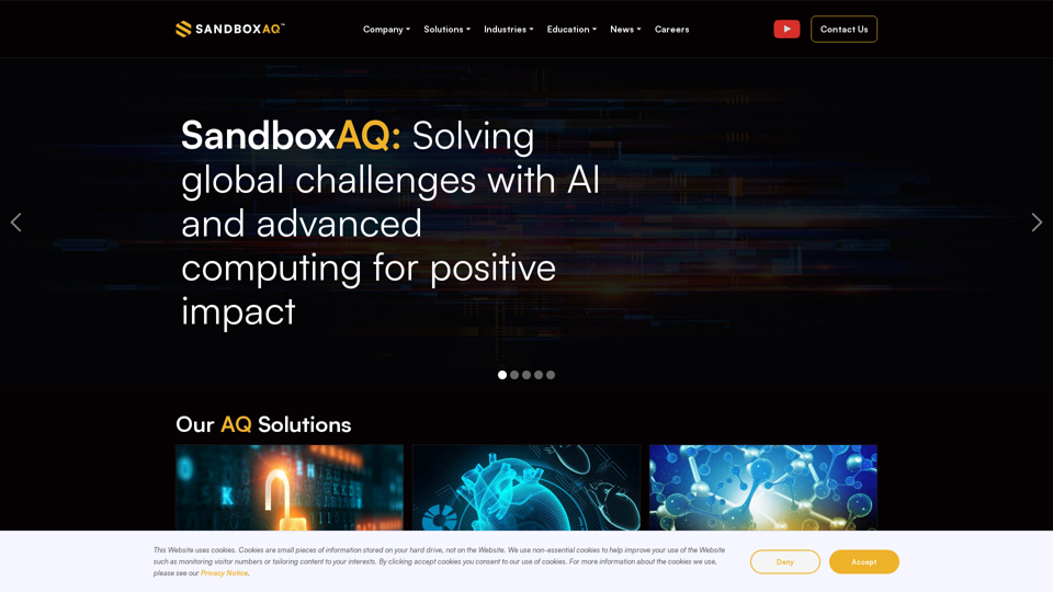 Transforming the World with AI and Advanced Computing | SandboxAQ