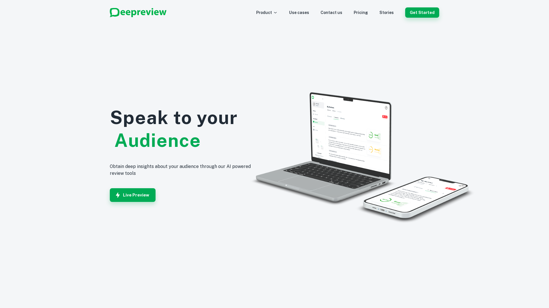 Speak to your audience
