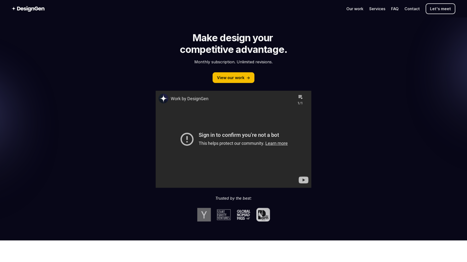 DesignGen | Top-notch design