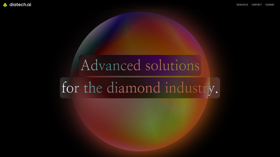 Diatech AI | Advanced Solns for the Diamond Industry