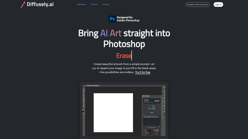 diffusely | AI Art Photoshop Plugin