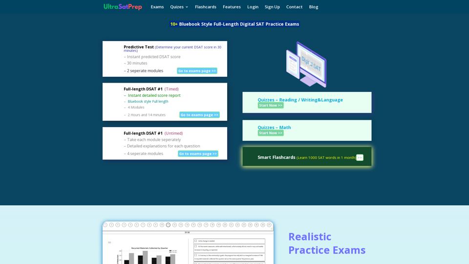 Homepage - Ultra SAT Prep