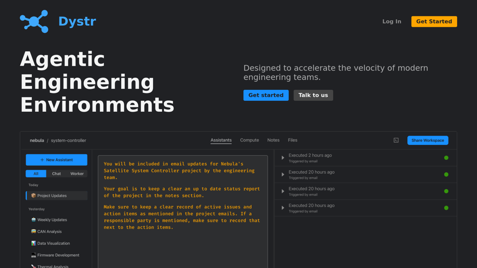 Dystr screenshot