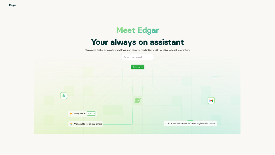 Edgar | Your AI personal assistant