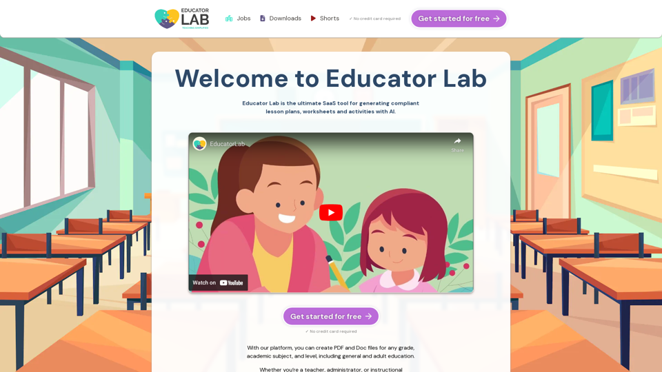 AI-Powered SaaS Tool for Compliant Lesson Plans & Assessments | Educator Lab