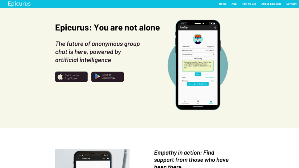 Epicurus screenshot