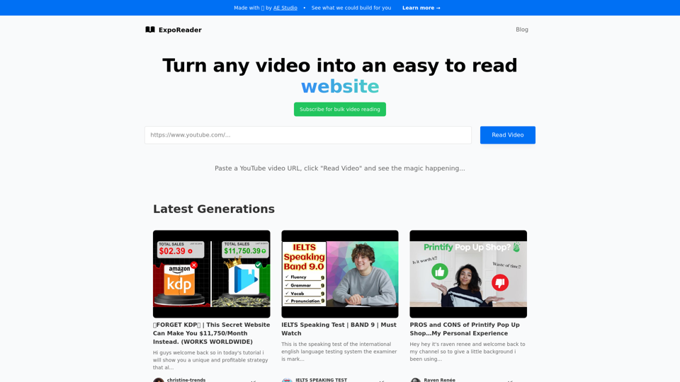 ExpoReader | ExpoReader